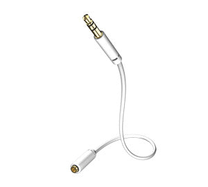 in-akustik Star MP3 Audio Cable - Audioverlängerungskabel - Stereo Mini-Klinkenstecker (W)