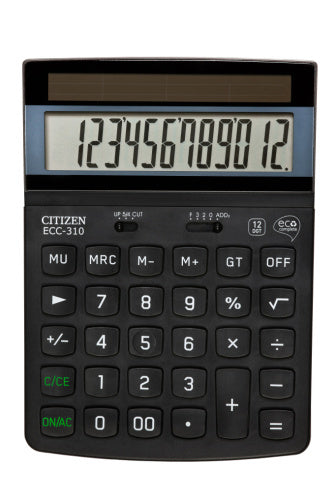 Citizen ECC-310 - Desktop-Taschenrechner - 12 Stellen