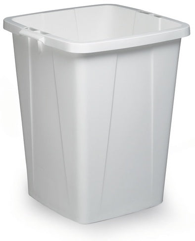 Durable DURABIN 90L WS - Abfallbehälter 90 l weiss ohne Deckel