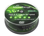 MEDIARANGE 25 x DVD-R - 4.7 GB (120 Min.) 16x
