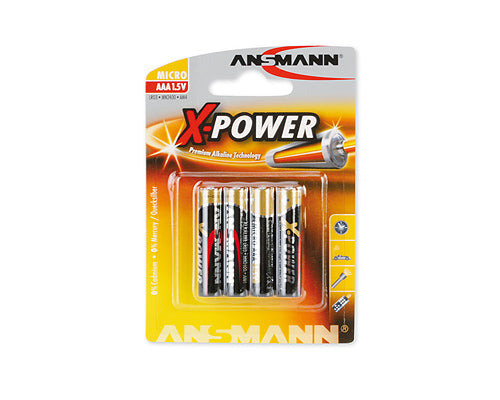 Ansmann X-POWER Micro AAA - Batterie 4 x AAA