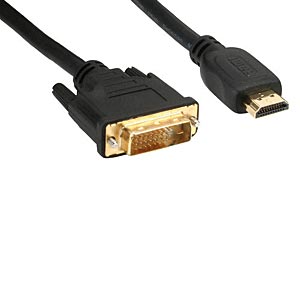 Kindermann HDMI / DVI-D-Kabel, 1 m