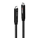 Lindy USB-Kabel - USB-C (M) zu USB-C (M) - USB 3.2 Gen 2 / DisplayPort 1.4 /Thunderbolt 3 - 20 V - 3 A - 10 m - rund, USB Power Delivery (60W)