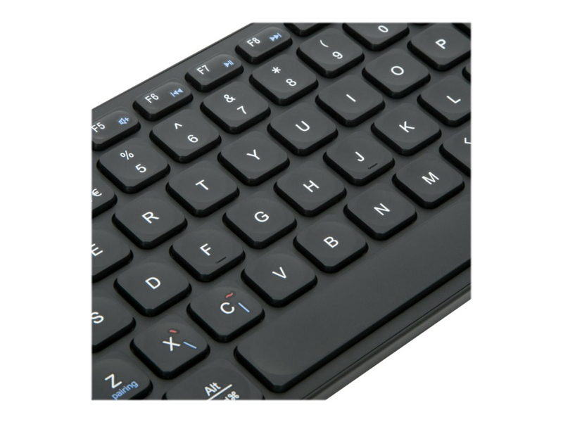 Targus Tastatur - kompakt, mehrgerätefähig, antimikrobiell