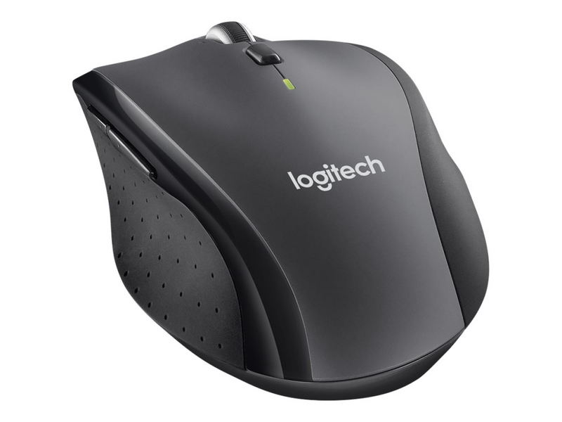 Logitech Marathon M705 - Maus - Für Rechtshänder - Laser - kabellos - 2.4 GHz - kabelloser Empfänger (USB)