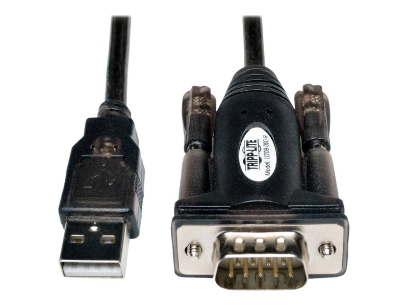 Tripp 5ft USB to Serial Adapter Cable USB-A to DB9 RS-232 M/M 5'