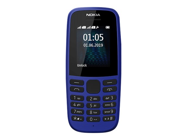Nokia 105 - Feature Phone - Dual-SIM - RAM 4 MB / Internal Memory 4 MB