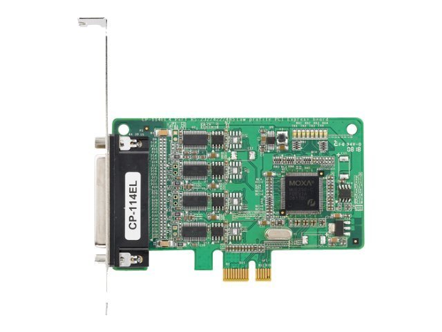 Moxa CP-114EL-DB9M - Serieller Adapter - PCIe Low-Profile