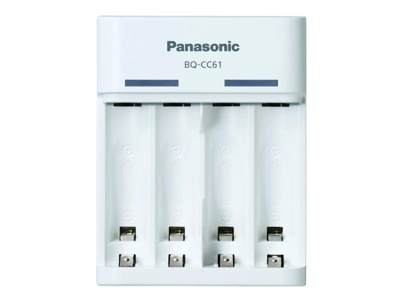 Panasonic eneloop BQ-CC61 - 10 Std. Batterieladegerät - (für 4xAA, 4xAAA)