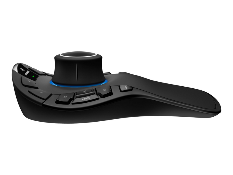 3Dconnexion SpaceMouse Pro Wireless - 3D-Maus - 15 Tasten - kabellos - 2.4 GHz - kabelloser Empfänger (USB)