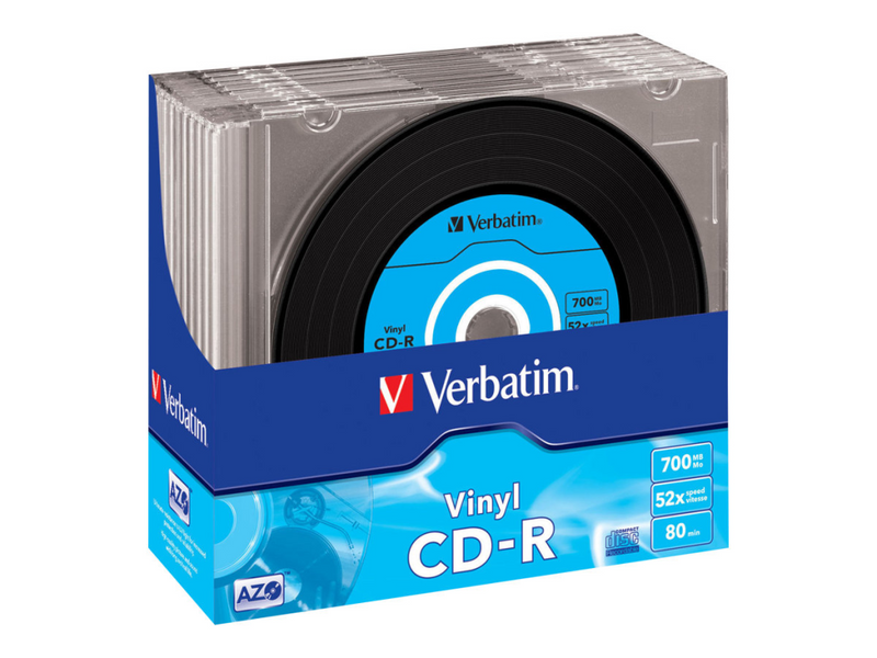 Verbatim Data Vinyl - 10 x CD-R - 700 MB 52x