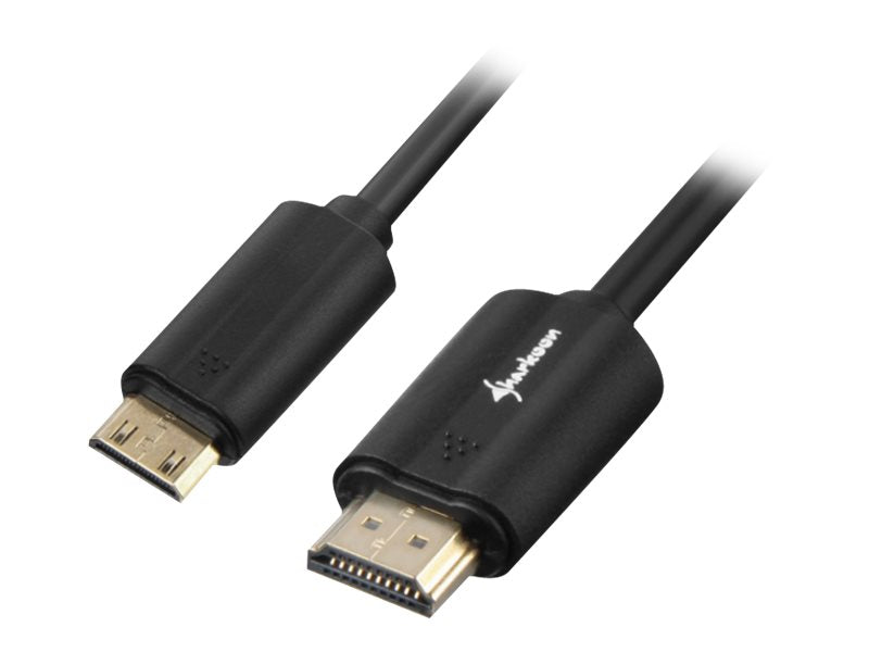 Sharkoon HDMI mit Ethernetkabel - mini HDMI (M)