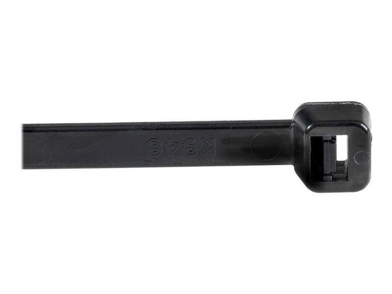 StarTech.com 8"(20cm) Cable Ties, 2-1/8"(55mm) Dia, 50lb(22kg) Tensile Strength, Nylon Self Locking Zip Ties, UL Listed, 1000 Pack, Black (CBMZT8BK)