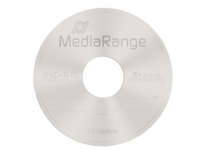 MEDIARANGE 25 x DVD+R DL - 8.5 GB (240 Min.) 8x