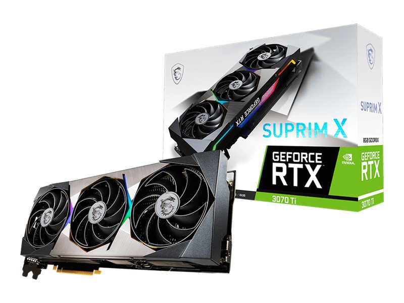 MSI GeForce RTX 3070 Ti SUPRIM X 8G - Grafikkarten