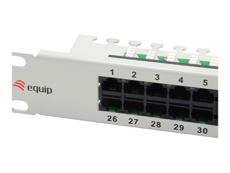 Equip Pro ISDN - Patch Panel - CAT 3 - RJ-45 X 50 - Hellgrau - 1U - 48.3 cm (19")