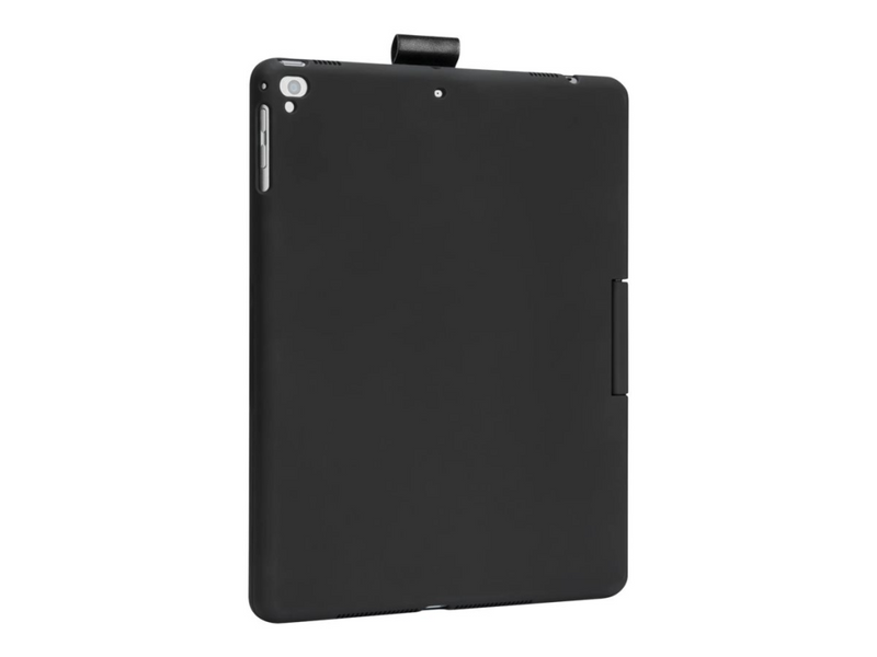 Targus VersaType - Tastatur und Foliohülle - hintergrundbeleuchtet - kabellos - Bluetooth 5.1 - QWERTY - USA - Schwarz Tastatur, Schwarz Gehäuse - B2B - für Apple 10.2-inch iPad; 10.5-inch iPad Air (3. Generation)
