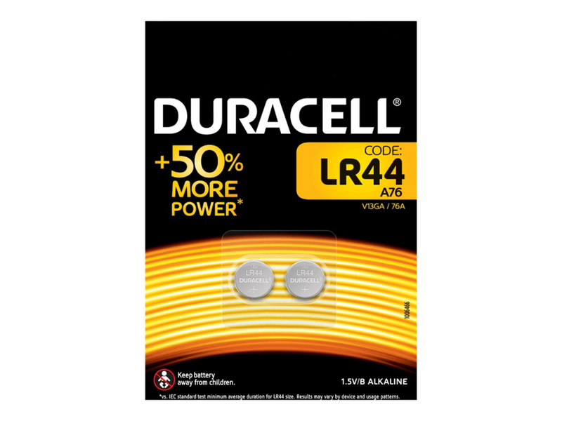 Duracell Electronics LR44 - Batterie 2 x LR44