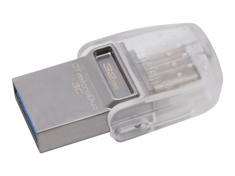Kingston DataTraveler microDuo 3C - USB-Flash-Laufwerk - 32 GB - USB 3.1 / USB-C - für Apple MacBook (Early 2015, Early 2016, Mid 2017)