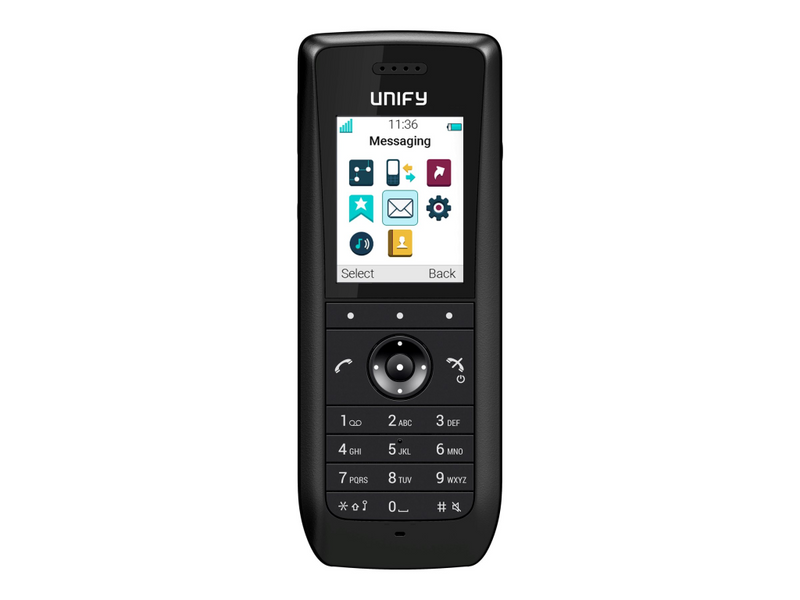 Unify OpenScape WLAN Phone WL4 - Schnurloses VoIP-Telefon - mit Bluetooth-Schnittstelle - IEEE 802.11a/b/g/n/ac (Wi-Fi)
