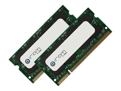 Mushkin iRAM - DDR3 - kit - 16 GB: 2 x 8 GB - SO DIMM 204-PIN - 1600 MHz / PC3-12800 - CL11 - 1.5 V - ungepuffert - non-ECC - für Apple iMac (Ende 2012, Ende 2013)