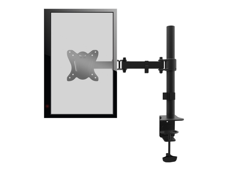 Equip Monitor Desk Mount Bracket - Befestigungskit - für Monitor - Kunststoff, Aluminium, Stahl - pulverbeschichtet schwarz - Bildschirmgröße: 33-68.6 cm (13"-27")