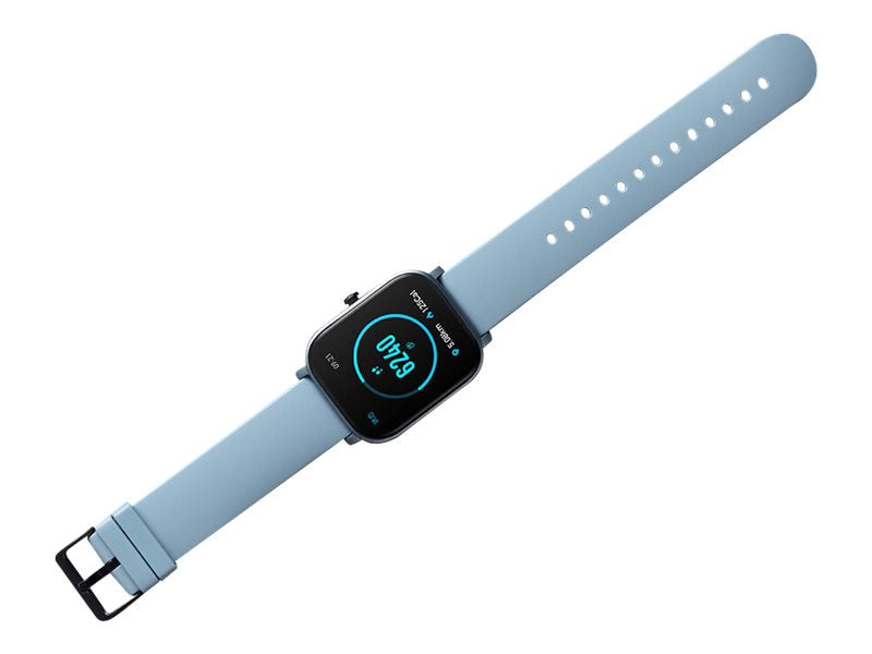 Amazfit GTS - Steel blue - intelligente Uhr mit Riemen - Silikon - Blau - Anzeige 4.2 cm (1.65")
