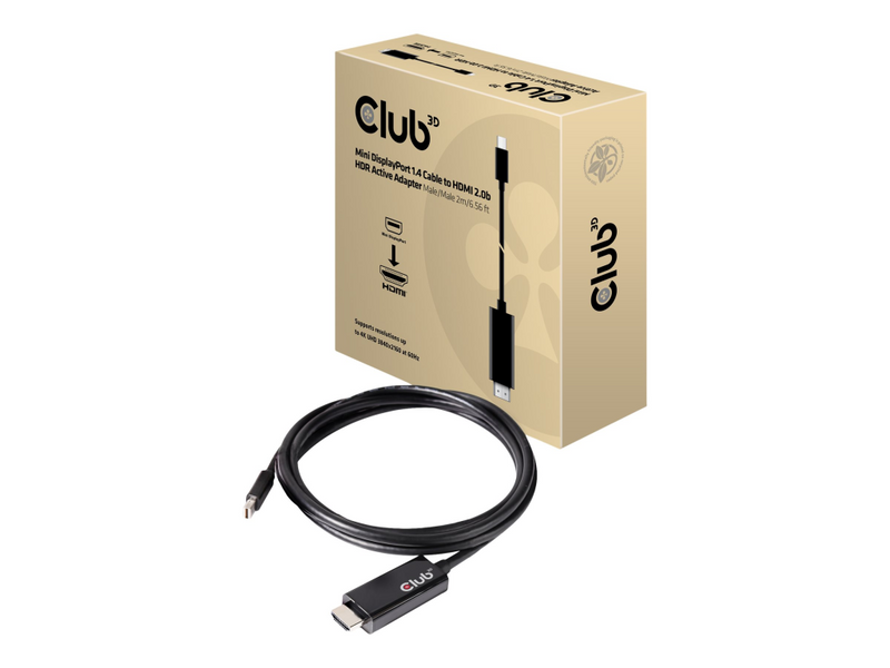 Club 3D CAC-1182 - Adapterkabel - Mini DisplayPort männlich zu HDMI männlich