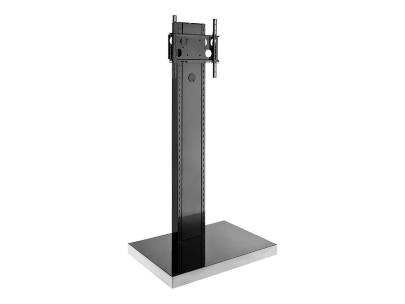 Hagor Info-Tower Single L - Aufstellung für flat panel - Schwarz - Bildschirmgröße: 117-213 cm (46"-84")