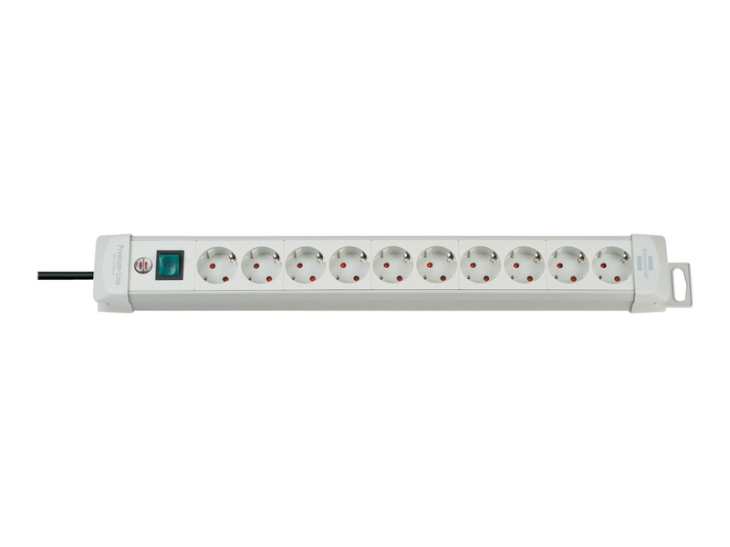 Brennenstuhl Premium-Line extension socket H05VV-F 3G1,5 - Steckdosenleiste - Eingabe, Eingang Stromversorgung - Ausgangsanschlüsse: 10 (Stromversorgung)