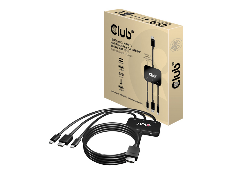 Club 3D CAC-1630 - Adapterkabel - HDMI, Mikro-USB Typ B (nur Strom)