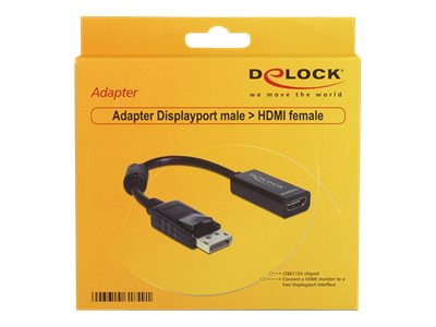 Delock Adapter Displayport male > HDMI female