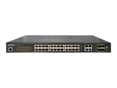 Planet GS-4210-24P4C - Switch - managed - 24 x 10/100/1000 (PoE+)