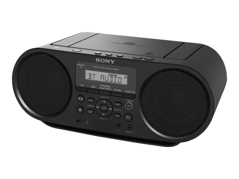 Sony ZS-RS60BT - Ghettoblaster - 4 Watt - Schwarz