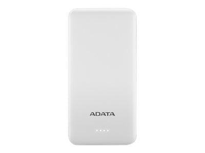 ADATA T10000 - Powerbank - 10000 mAh - 2 A - 2 Ausgabeanschlussstellen (USB)