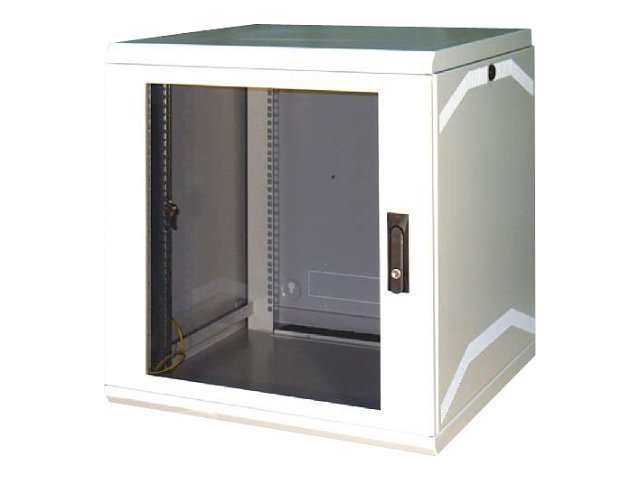 Schweitzer Systemtechnik EasyBox Standard - Gehäuse - geeignet für Wandmontage - Hellgrau, RAL 7035 - 15U - 48.3 cm (19")