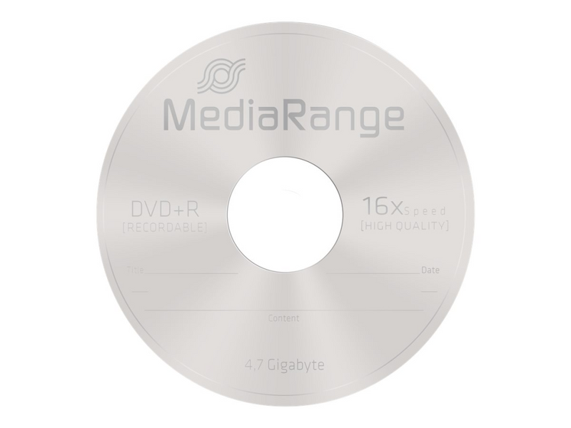 MEDIARANGE 5 x DVD+R - 4.7 GB (120 Min.) 16x