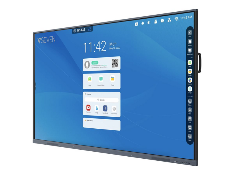 V7 218 cm (86") Diagonalklasse LCD-Display mit LED-Hintergrundbeleuchtung - interaktiv - mit Touchscreen (Multi-Touch)