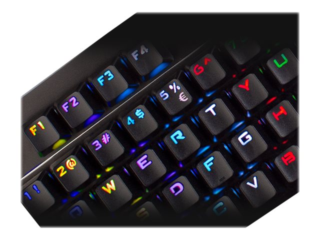 Eminent Play PL3350 - Tastatur - backlit - USB - USA