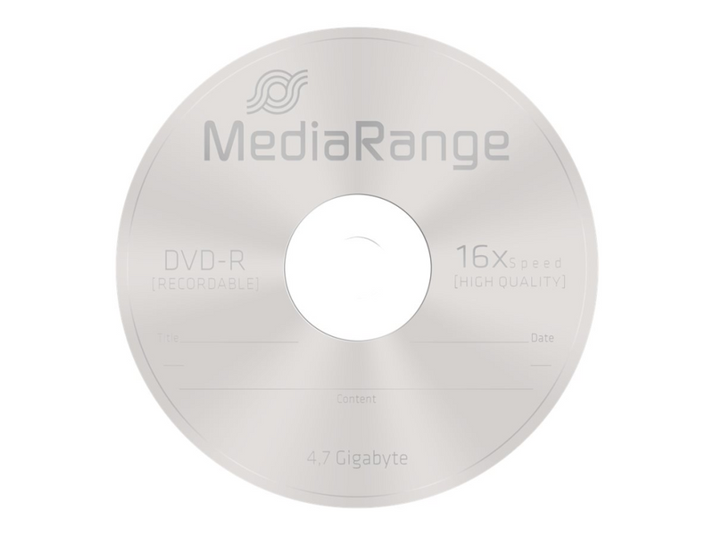MEDIARANGE 25 x DVD-R - 4.7 GB (120 Min.) 16x