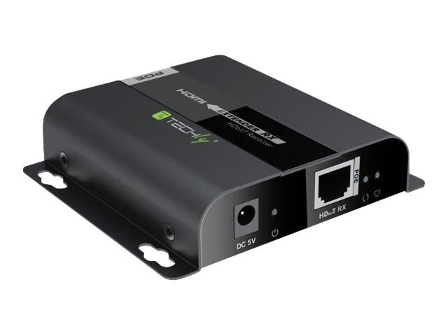 Techly Extra receiver HDBitT PoE Extender HDMI IR cable Cat.5e / 6 120m