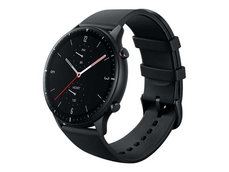 Amazfit GTR 2 - Sport - Obsidian Black - intelligente Uhr mit Riemen - Silikon - Anzeige 3.5 cm (1.39")