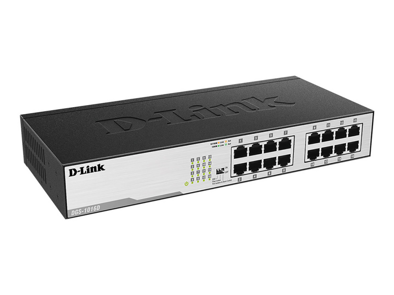D-Link DGS 1016D - Switch - 16 x 10/100/1000