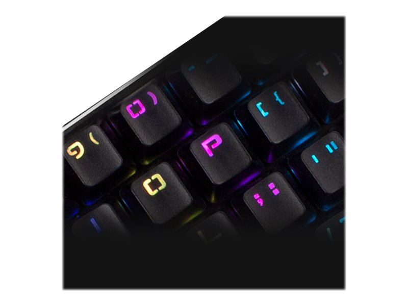 Eminent Play PL3350 - Tastatur - backlit - USB - USA