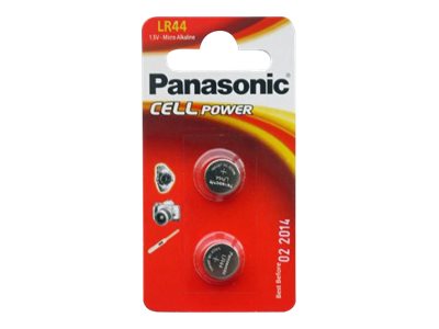 Panasonic LR-44EL/2B - Batterie 2 x LR44 - Alkalisch
