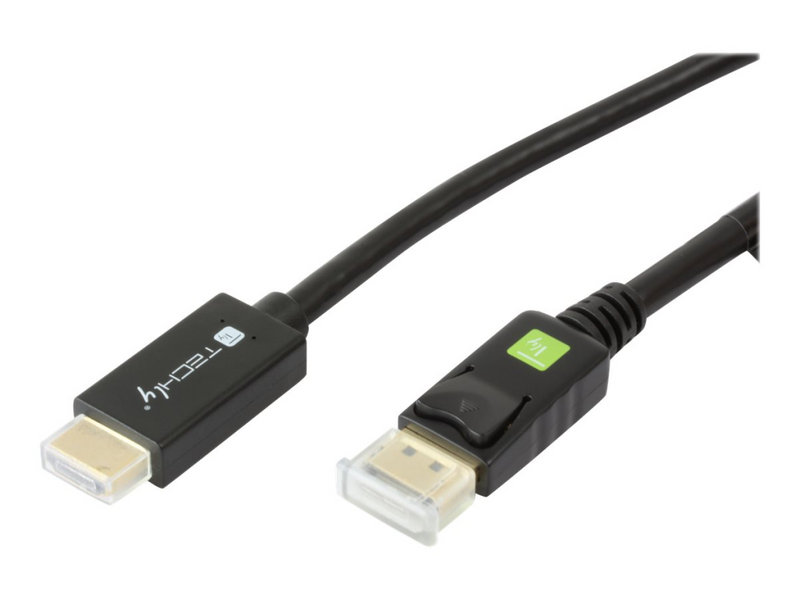 Techly Adapterkabel - DisplayPort männlich zu HDMI männlich