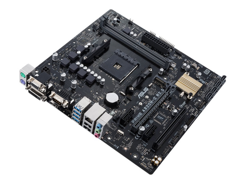 ASUS A320M-C R2.0 - Motherboard - micro ATX - Socket AM4 - AMD A320 Chipsatz - USB 3.1 Gen 1 - Gigabit LAN - Onboard-Grafik (CPU erforderlich)