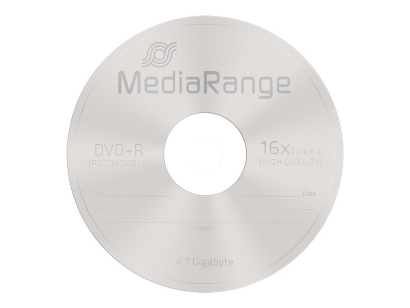 MEDIARANGE 50 x DVD+R - 4.7 GB (120 Min.) 16x