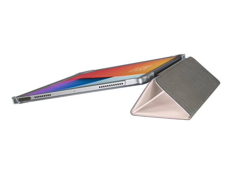 Hama "Fold Clear" - Flip-Hülle für Tablet - Polyurethan - durchsichtig, pink - 10.9" - für Apple 10.9-inch iPad Air (4. Generation)