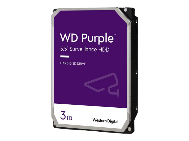 WD Purple Surveillance Hard Drive WD30PURZ - Festplatte - 3 TB - intern - 3.5" (8.9 cm)